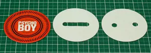 Ökobuttons aus Pappe basteln Schritt 4