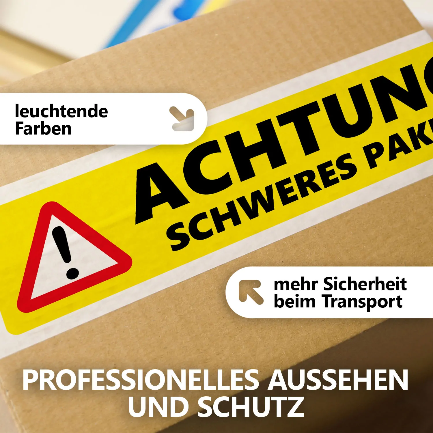 Nassklebeband: leuchtende Farben und professionelles Aussehen